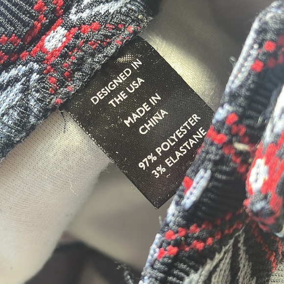 St33le Red Blue Mod Shorts Size 30 - Picture 4 of 4